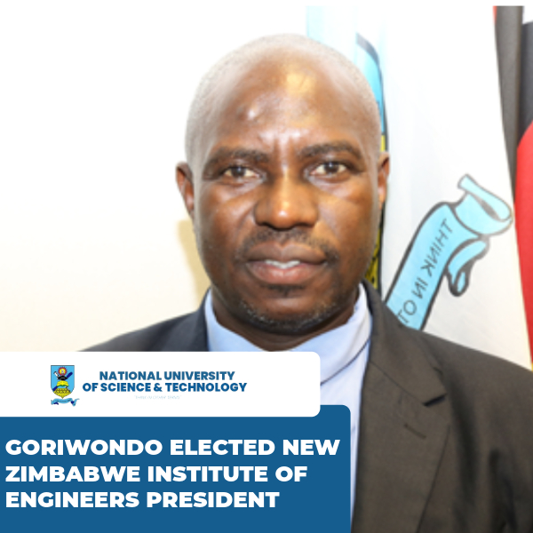 GORIWONDO ELECTED NEW ZIMBABWE INSTITUTE OF ENGINEERS PRESIDENT