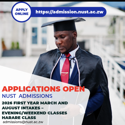 2026 FIRST YEAR MARCH AND AUGUST INTAKES – EVENING/WEEKEND CLASSES - HARARE
