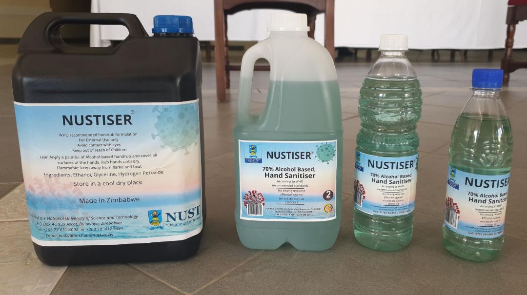NUST INCREASES SANITISER PRODUCTION TO MEET DEMAND