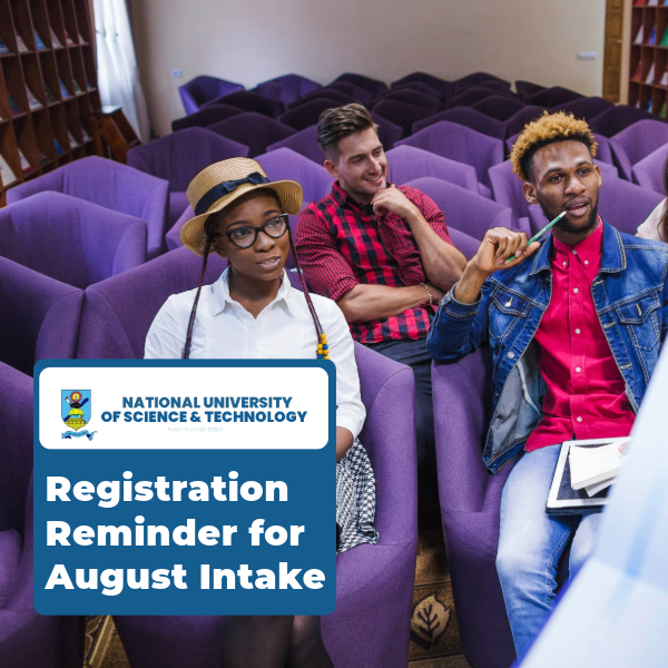 Registration Reminder for August Intake