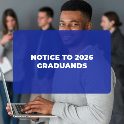 NOTICE TO 2026 GRADUANDS